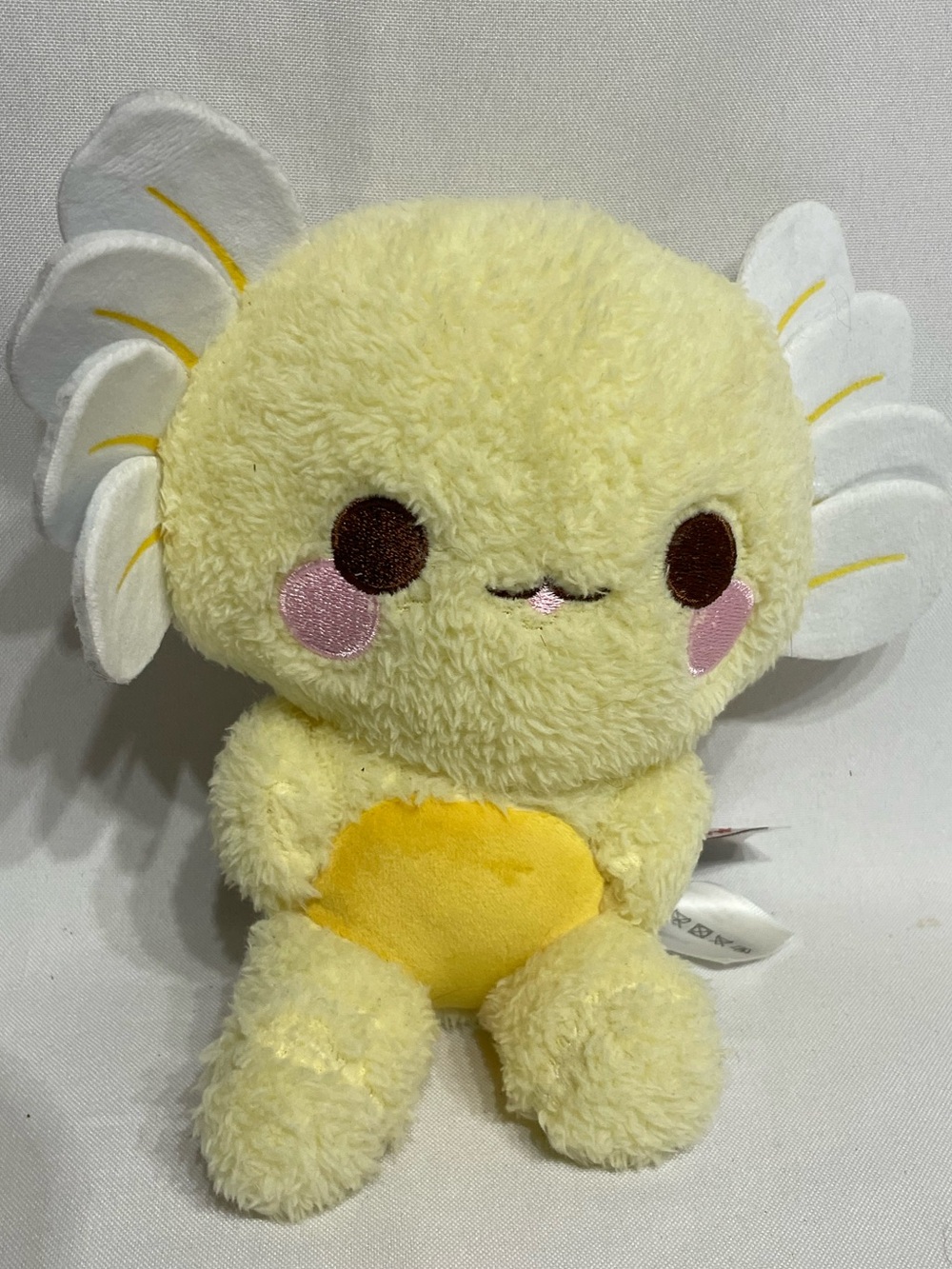6” Yellow Daisy Axolotl Plush Goals Cuddle Barn Excellent Condition
